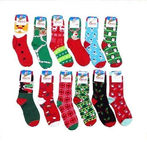 Pack of 10 Christmas Socks